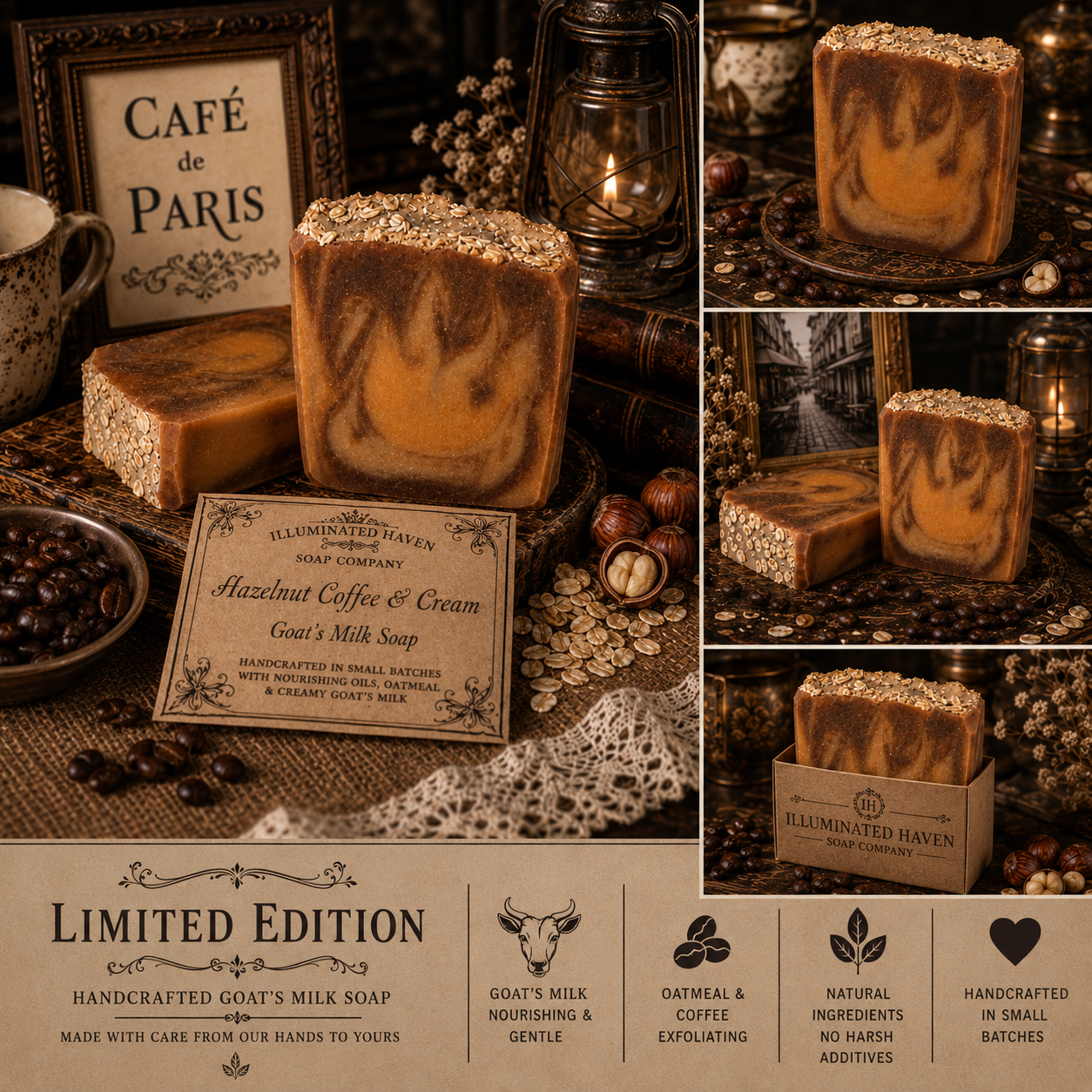 Hazelnut Coffee & Cream Soap